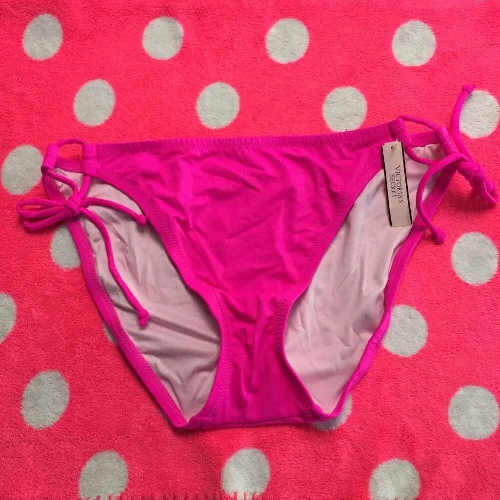 Victoria's Secret Bow Bikini Bottom NWT VS Pink